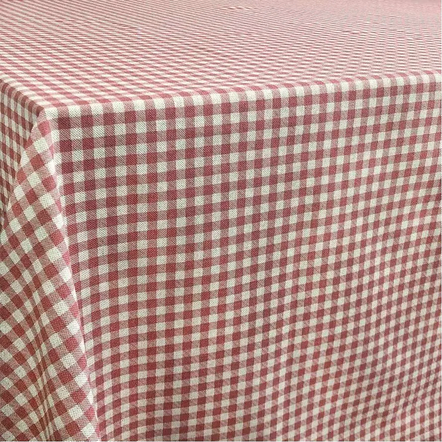 Скатертина Прованс Глорія Клітинка 180х133 см червона (14636) - фото 3