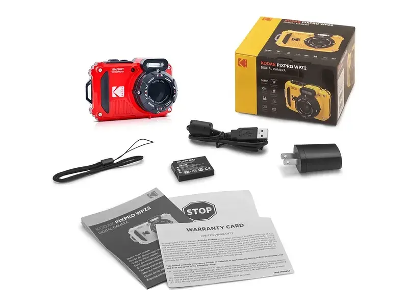 Фотокамера Kodak PixPro WPZ2 Red - фото 5