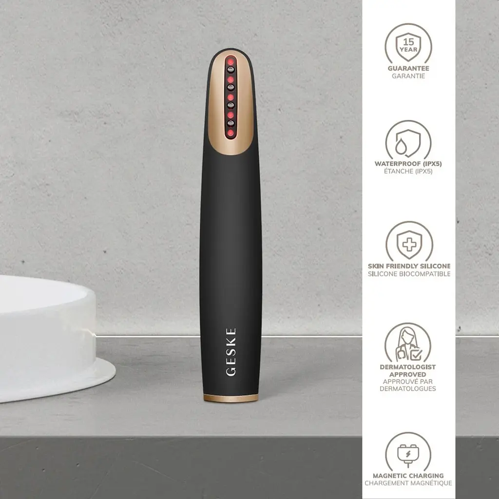 Масажер для обличчя GESKE Skin Firming Wand 7в1 Gray (HB0428) [176848] - фото 5