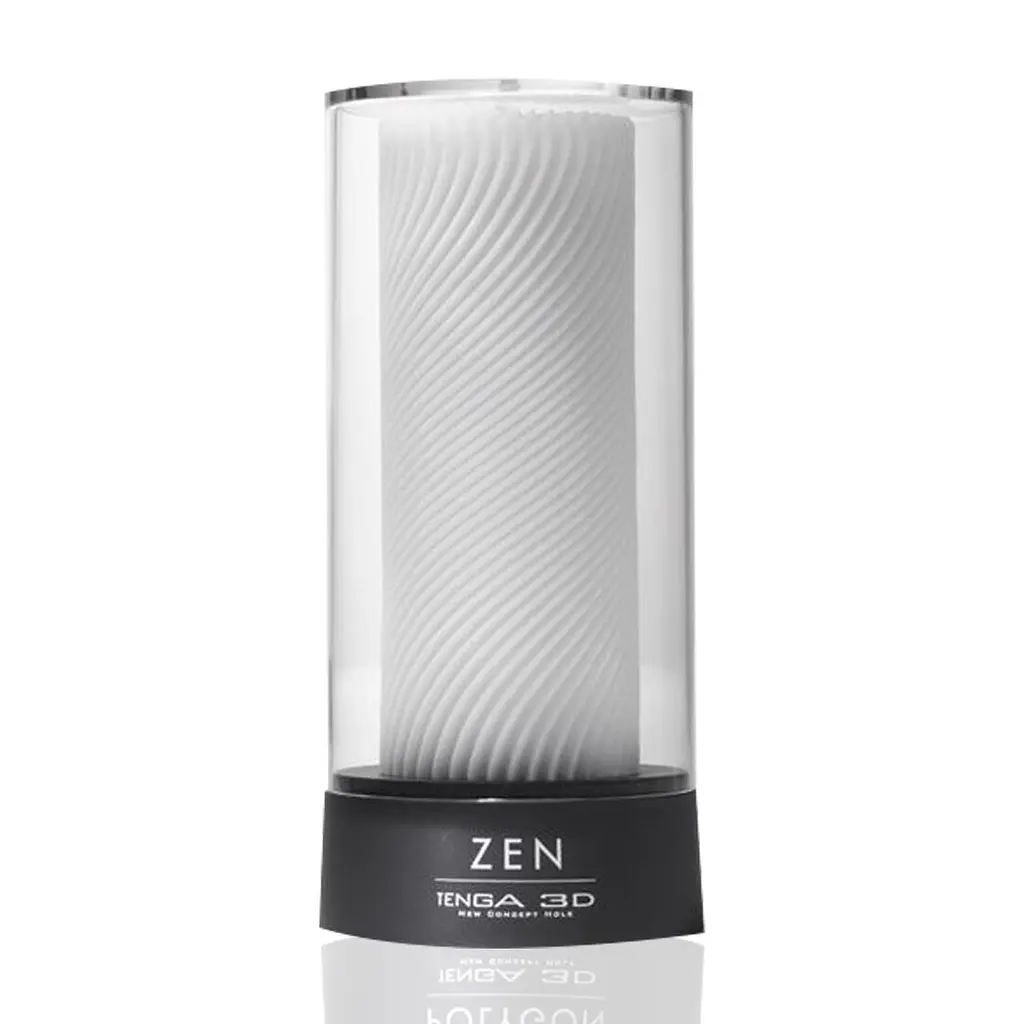 Мастурбатор Tenga 3D Zen, з антибактеріального еластомеру зі сріблом