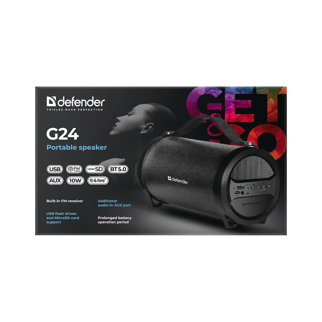Акустична система Defender G24 Black (65124) - фото 4