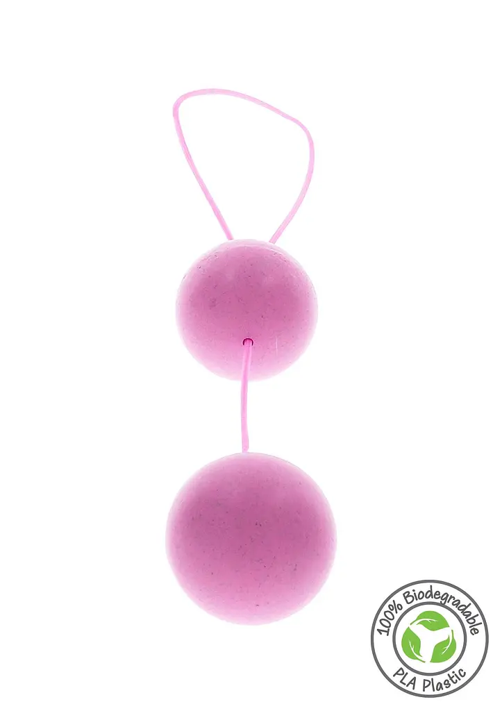 Вагинальные шарики Fuck Green Sphere Balls, 3.2 см, розовый - фото 5