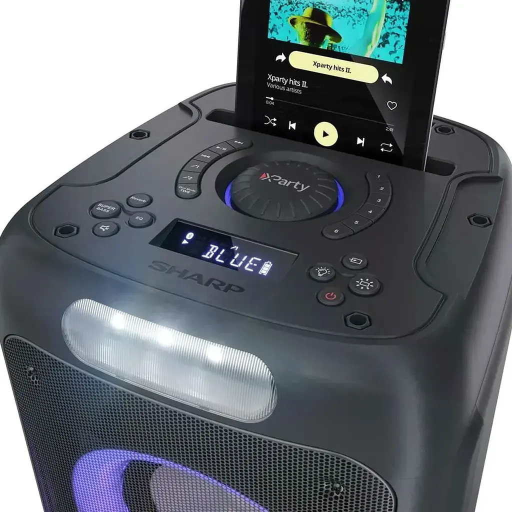 Портативная колонка Sharp Party Speaker PS-949 Black - фото 10