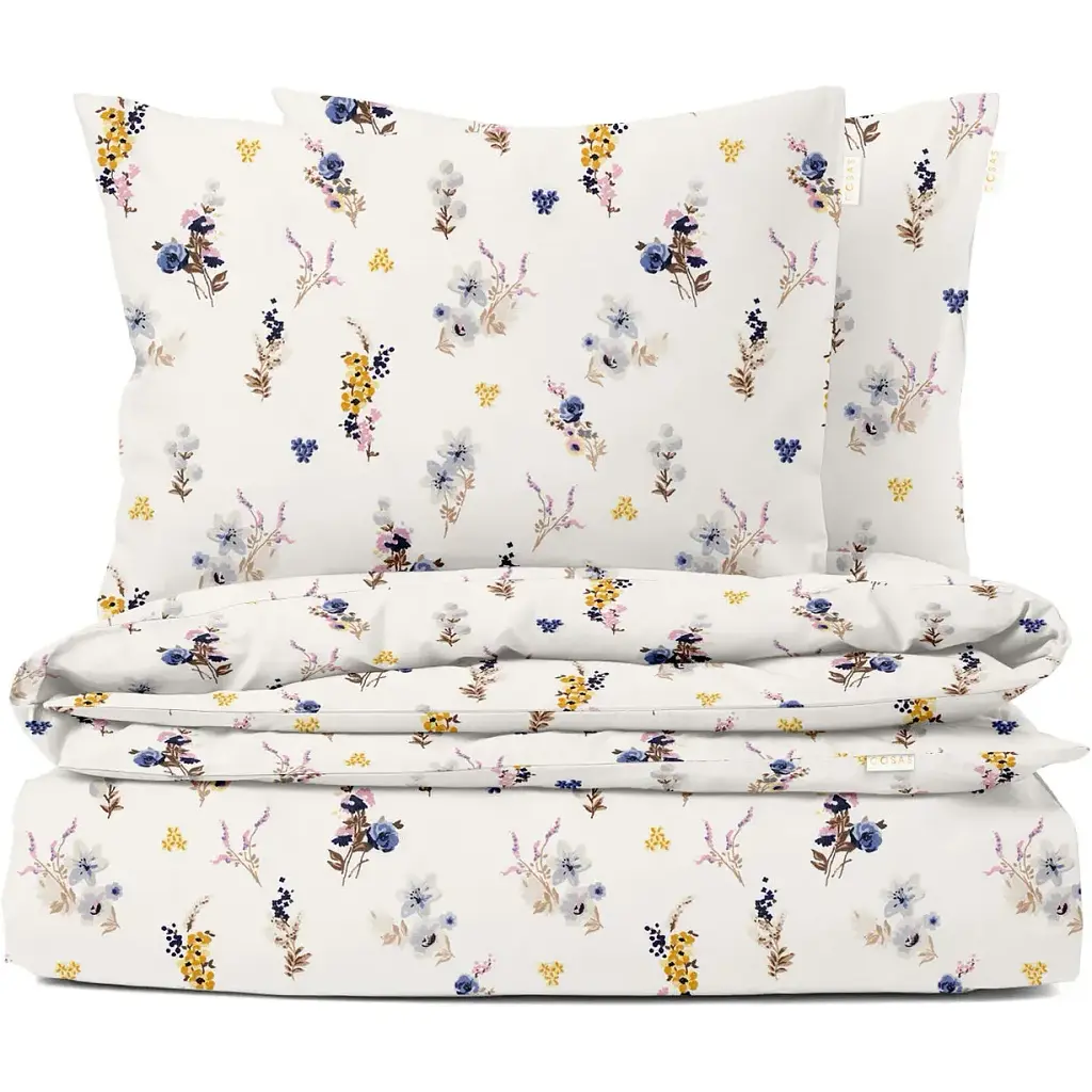 Комплект постільної білизни Cosas євро без простирадла SUMMER GARDEN 200 x 220 см (FlowersBavovna_200_2)