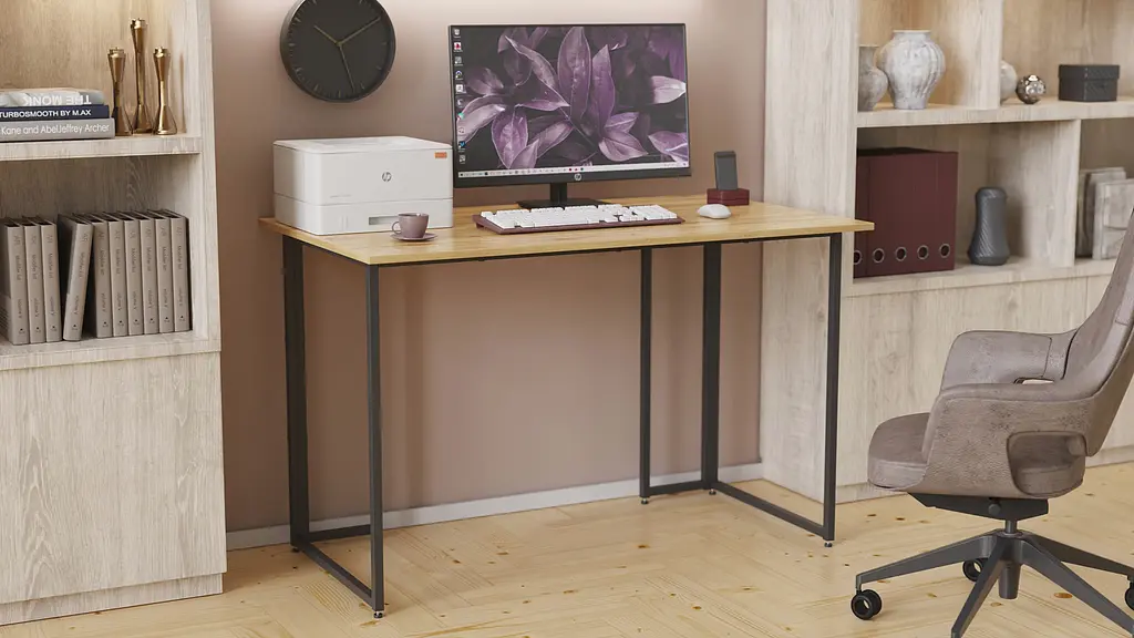 Комп'ютерний стіл Ferrum-decor Ханна 75x100x70 чорний ДСП Дуб Артизан 16мм (FRD-106212) - фото 2