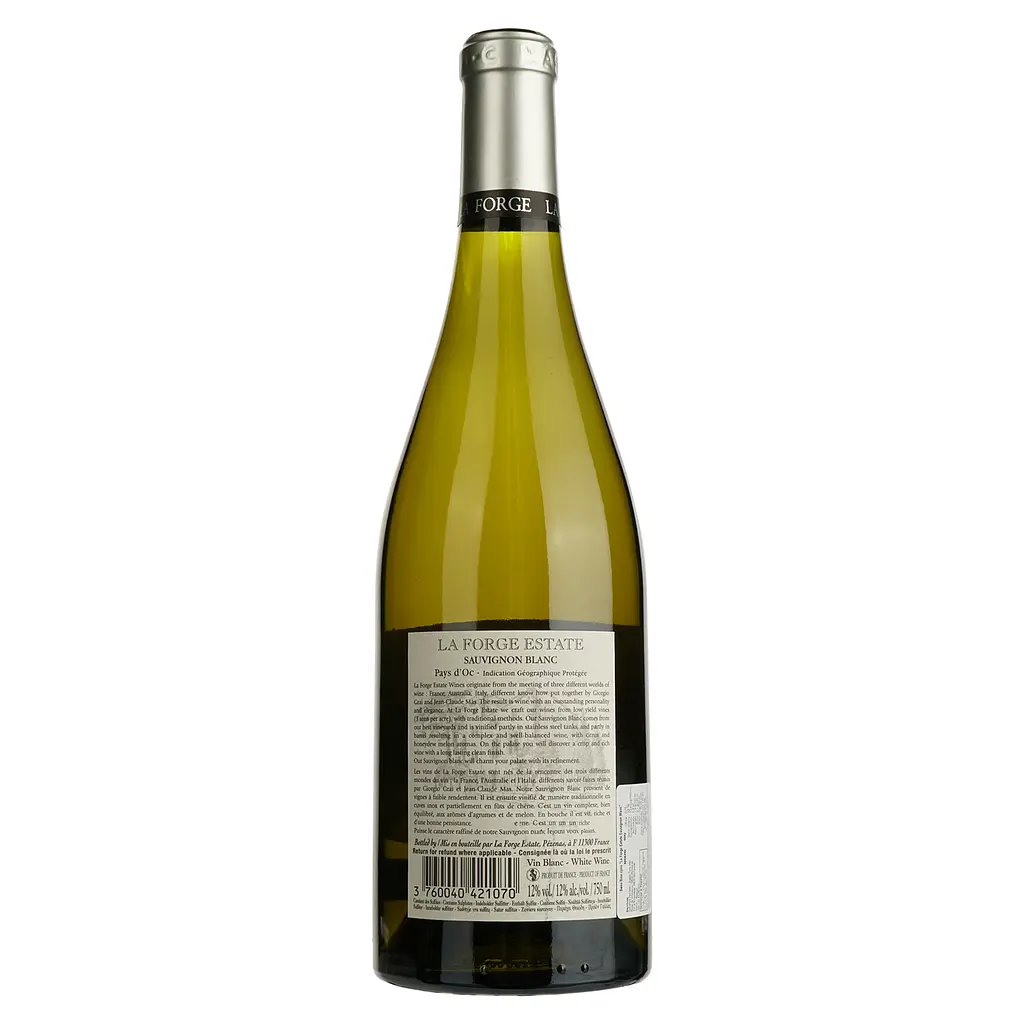 Вино Domaines Paul Mas La Forge Estate Sauvignon Blanc сухое белое 0.75 л - фото 2
