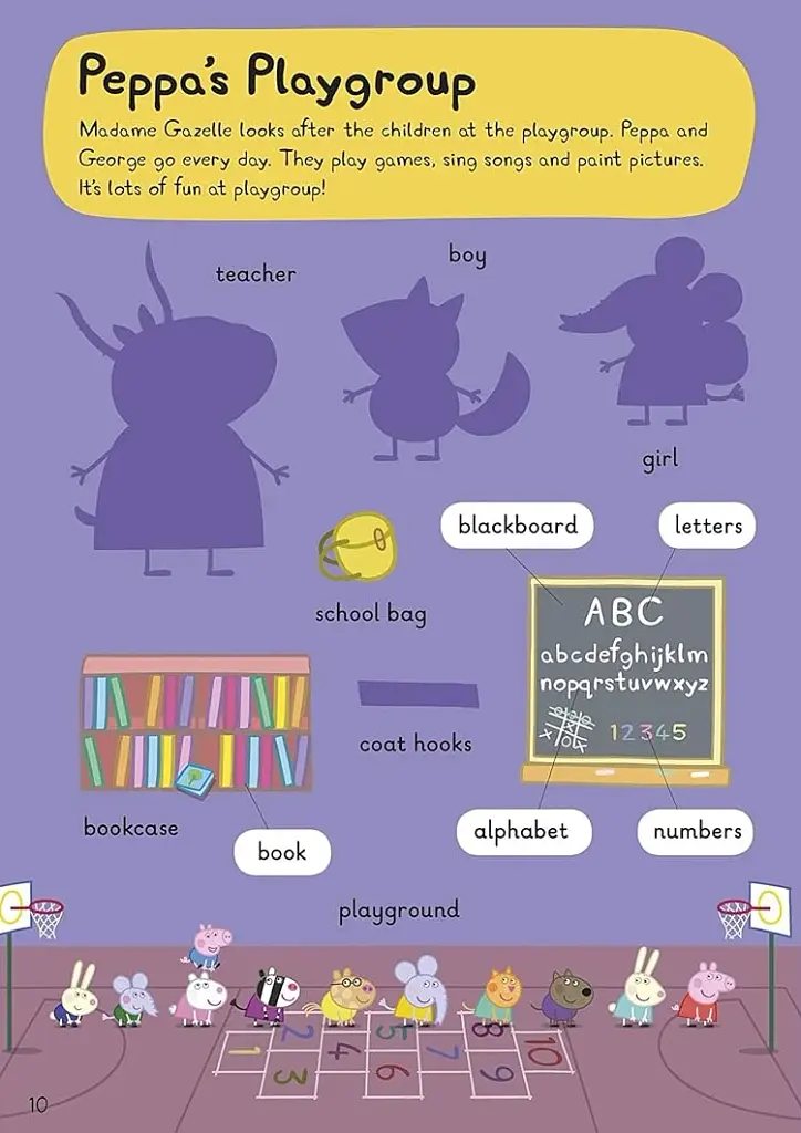Peppa Pig. 1000 First Words. Sticker Book - фото 4