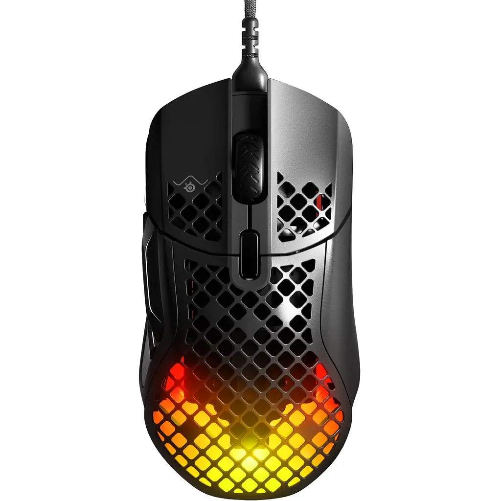 Мишка SteelSeries Aerox 5, RGB, 18000dpi., 9кн., чорна - фото 2
