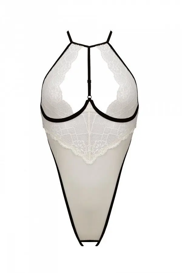 Боді з доступом Passion CHIKA BODY XXL/XXXL, cream - фото 3