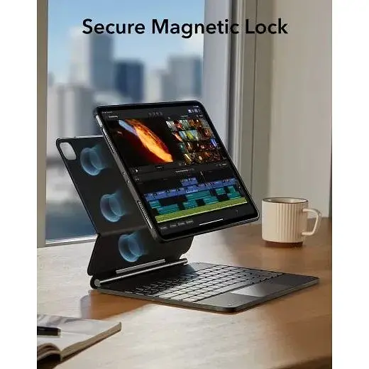 Чохол-клавіатура ESR Rebound Magnetic Keyboard Case 360 ​​US Layout-Black для iPad Pro 13" (2024) (6B0230101) - фото 7