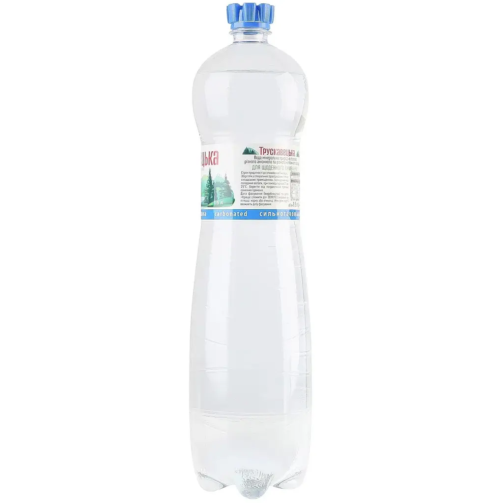Минеральная вода Трускавецька сильногазированная 1.5 л - фото 3