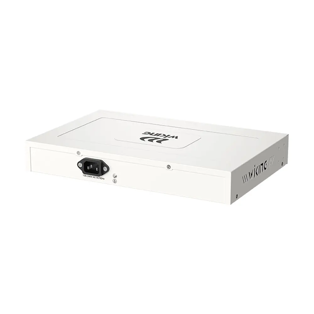 PoE-комутатор 19-портовий некерований Wiking WK-PS219GF, 16x100Mbps PoE, 2x1000Mbps Uplink, 1x1000Mbps SFP, 180W (73-00272) - фото 4