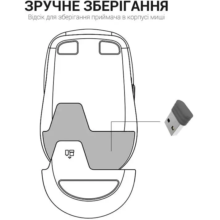 Миша OfficePro Wireless біла (M230W) - фото 13