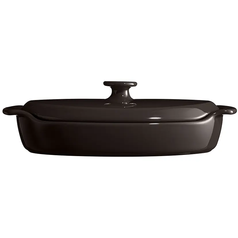 Форма для запікання Emile Henry Ovenware 30.5x17.5x9 см 0.9 л чорна (798441) - фото 2