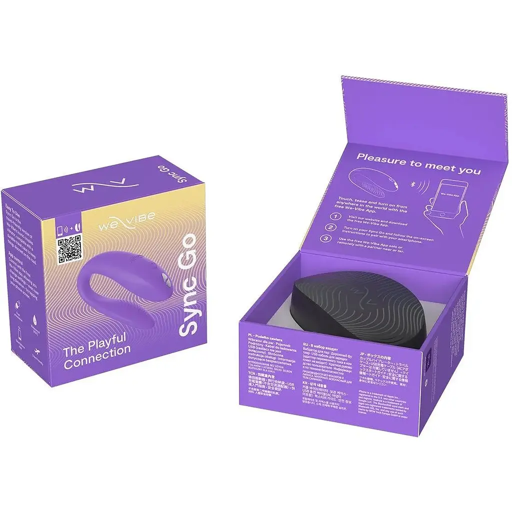 Смарт-вибратор We-Vibe Sync GO Light Purple - фото 8