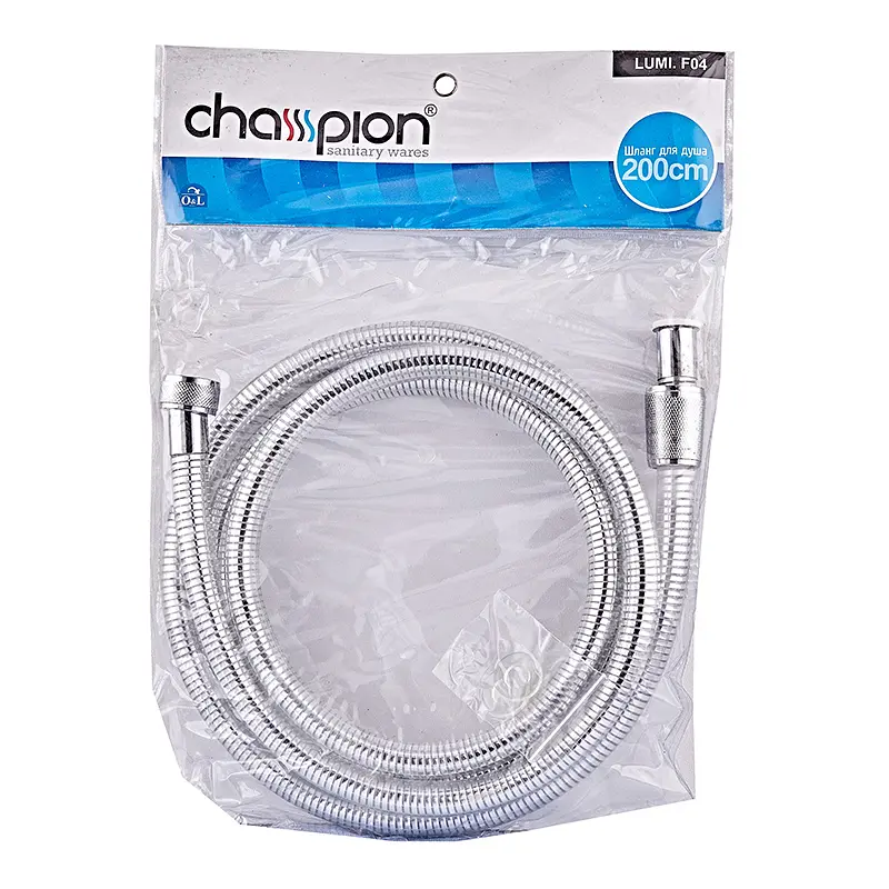 Шланг для душу Champion Lumi.F04 200 см CH0169, Хром - фото 2