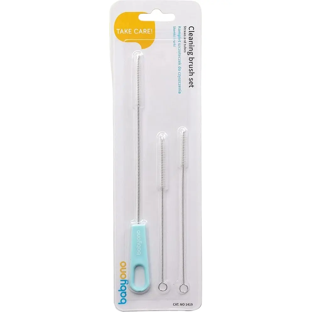 Ершики для чистки соломок и трубочек BabyOno 3 шт. (1419) - фото 2