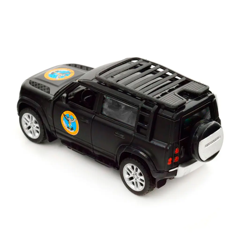 Автомодель TechnoDrive Шеврони Героїв Land Rover Defender 110 ГУР МО (250364M) - фото 5