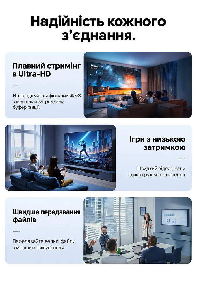 Мережевий патч-корд Ethernet Vention 30 м Cat6A UTP RJ45 штекер на RJ45 штекер до 10 Гбіт/с з текстурованою нековзною оболонкою позолочені контакти 500 МГц чорний (ISCBT) - фото 13