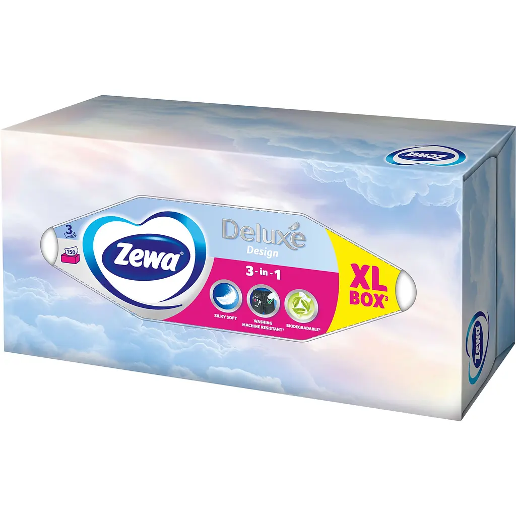 Серветки тришарові Zewa Deluxe 150 шт. (49861) - фото 4