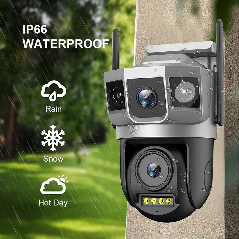 Вулична 4G камера SC23-G 8Мп 2 об'єктиви підтримка SIM-карт віддалений перегляд сигналізація обертання - фото 7