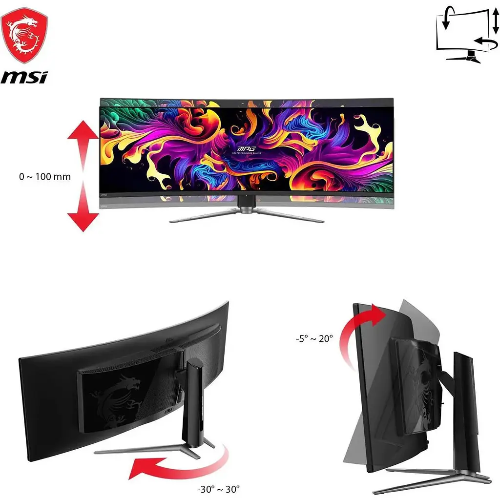 Монітор MSI MPG 491CQP QD-OLED - фото 11