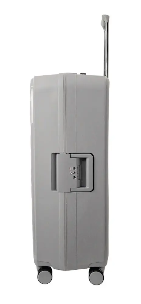 Валіза велика Airtex 229 L поліпропілен 78×53×30 см Сріблястий - фото 6