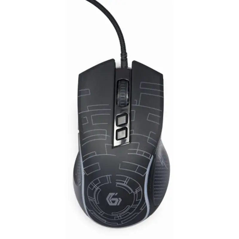 Мишка Gembird MUSG-RGB-01 USB Black (MUSG-RGB-01) - фото 4