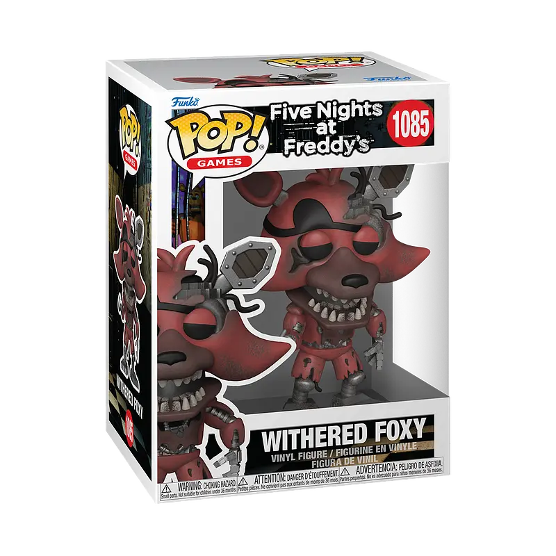 Фигурка Funko Pop Фанко Поп Пять ночей с Фредди Фокси Withered Foxy 10 см FNAF WF 1085 - фото 3