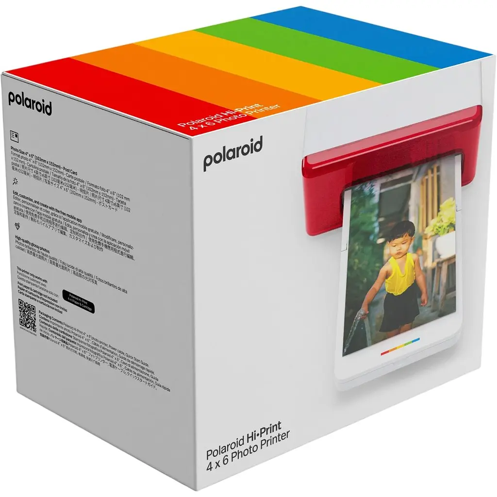 Портативний фотопринтер Polaroid HI-Print 4х6 (9165) [169714] - фото 6