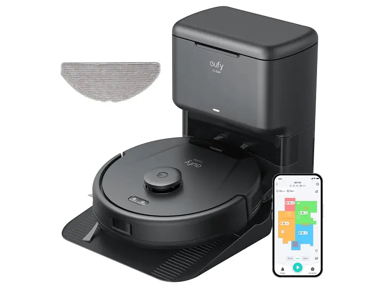 Робот-пилосос з вологим прибиранням EUFY L60 Hybrid SES - фото 3