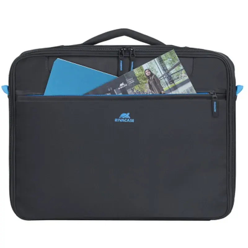 Сумка для ноутбука RivaCase 16" collection Regent, black (8087Black) - фото 6