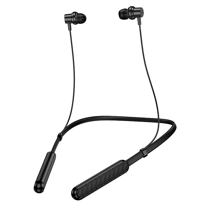 Бездротові спортивні навушники BOROFONE BE72 Sun neck hanging BT earphones чорний - фото 3