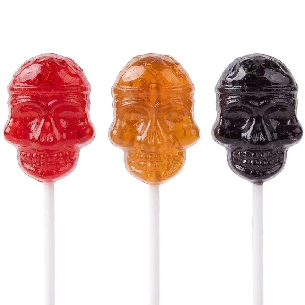 Льодяник на паличці Halloween Skull Lollipop 1шт, 12г - фото 2