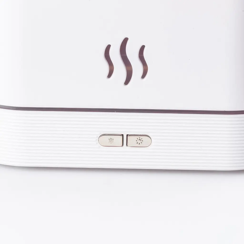 Ультразвуковий зволожувач повітря Flame Aroma Diffuser Білий, аромадифузор з підсвіткою (NS) - фото 4