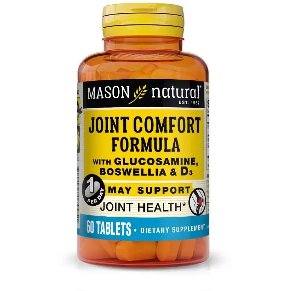 Підтримка суглобів та зв'язок Mason Natural з босвеллією 60 таблеток