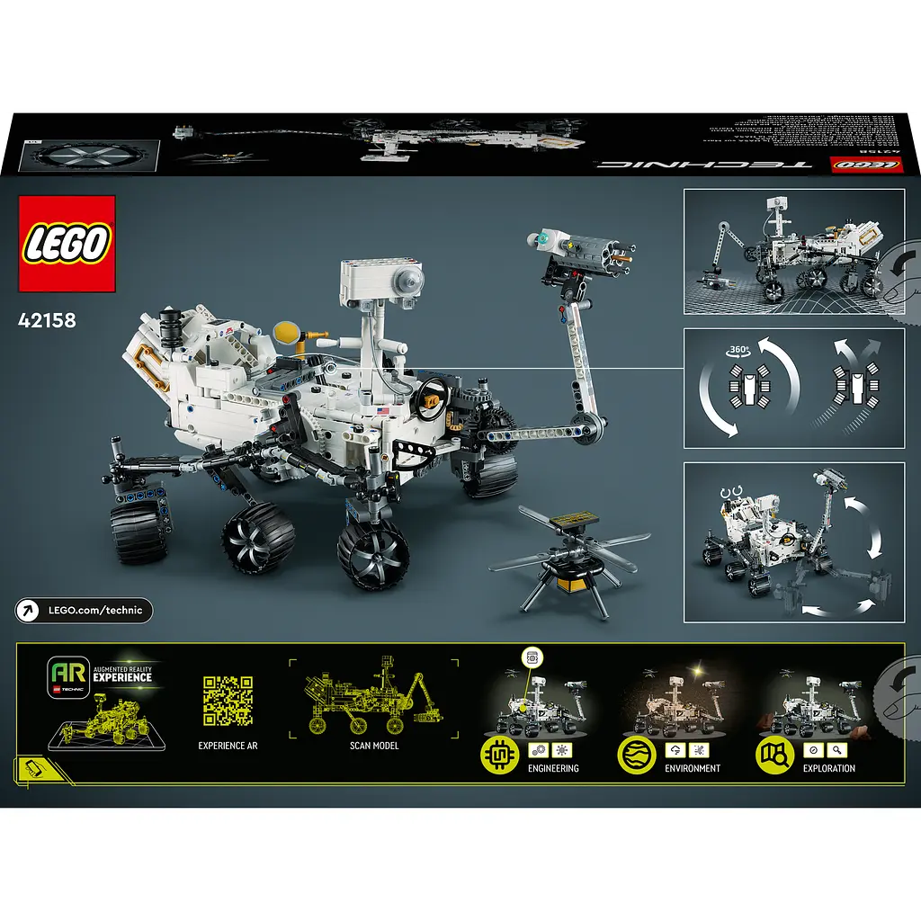 Конструктор LEGO Technic Місія NASA Марсохід «Персеверанс», 1132 деталі (42158) - фото 9
