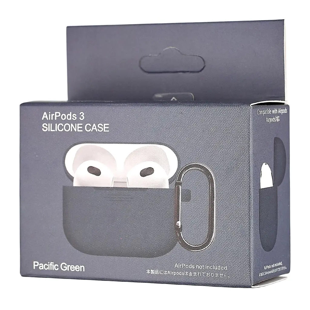 Чохол Silicone Case 1,2mm for AirPods 3 Pacific Green - фото 2