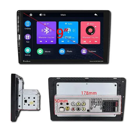 Универсальная магнитола 9016C с экраном 9 дюймов и поддержкой CarPlay XPRO 9016C (43197-9016C_2302) - фото 3