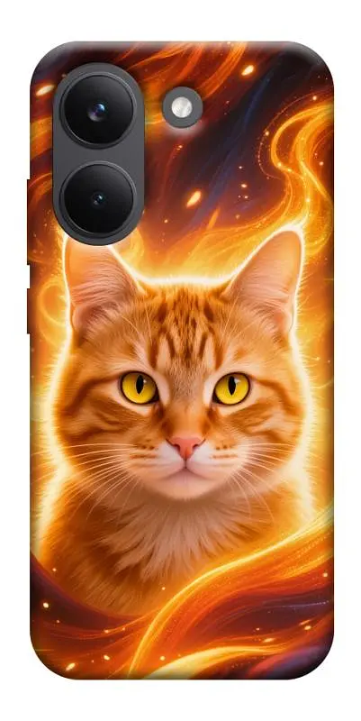 TPU чохол Demsky Fire cat для Xiaomi Poco X8 Pro