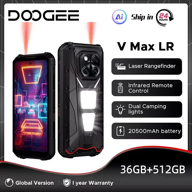 Смартфон Doogee V Max LR 16/512GB Titanium (2834962728) - фото 3