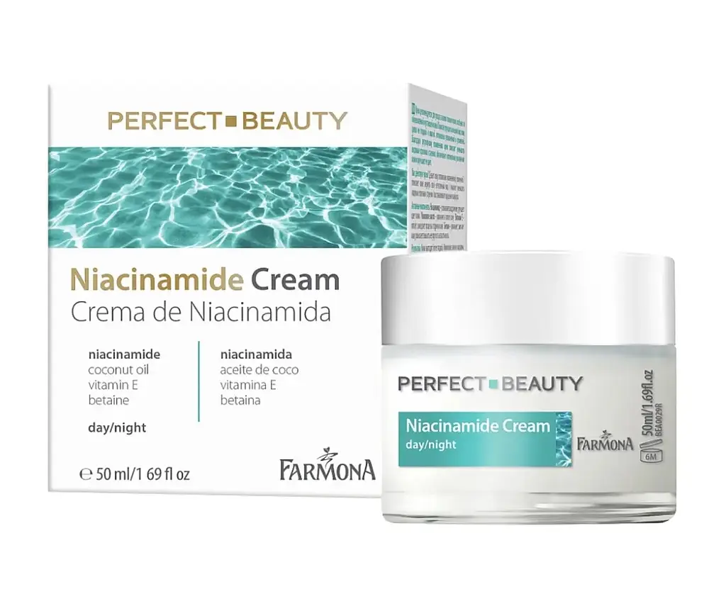 Зволожуючий крем від зморшок з ніацинамідом День/ніч Perfect Beauty Farmona 50 мл