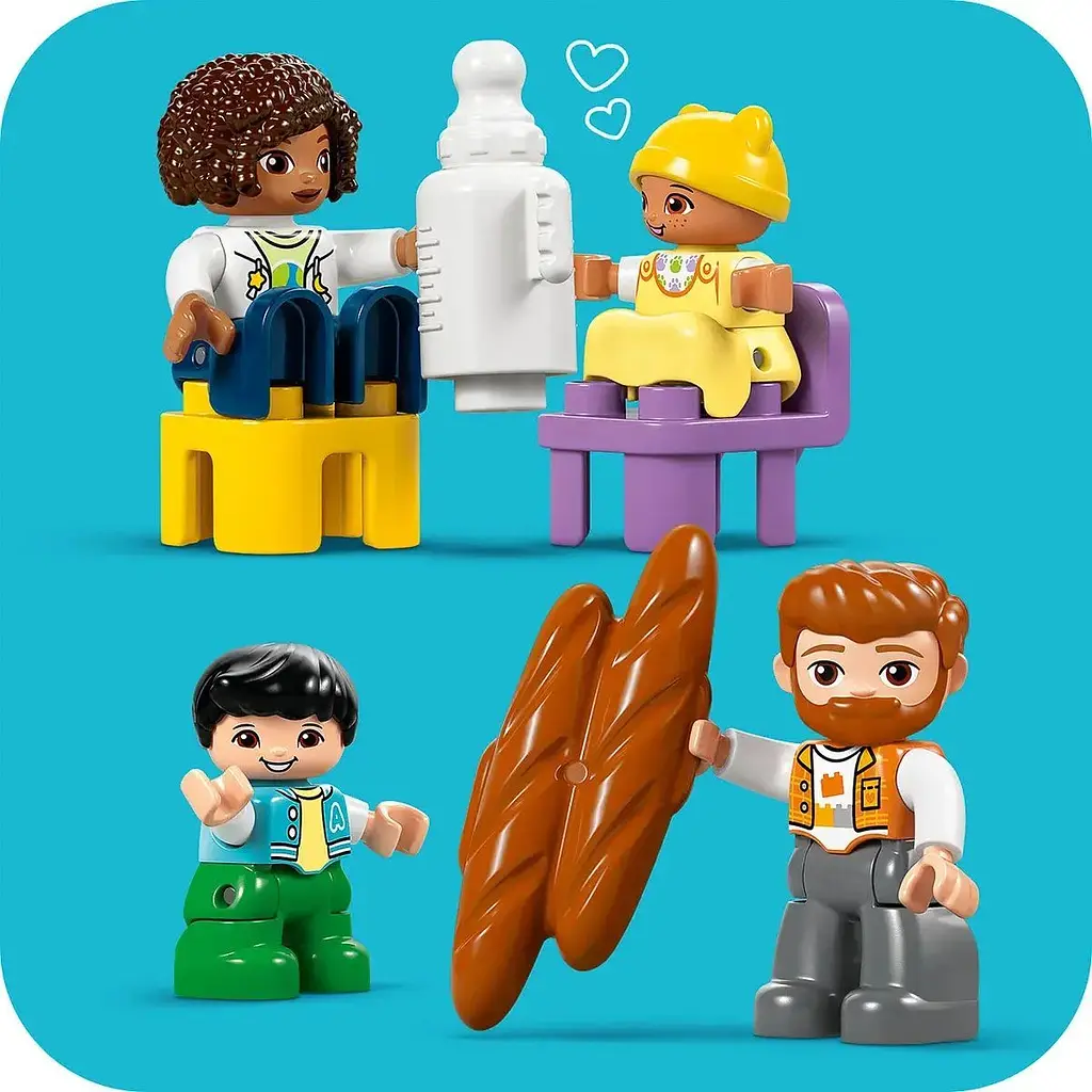 Конструктор LEGO DUPLO Town Сучасний родинний будинок із фігурками 3 в 1, 166 деталей (10470) - фото 13