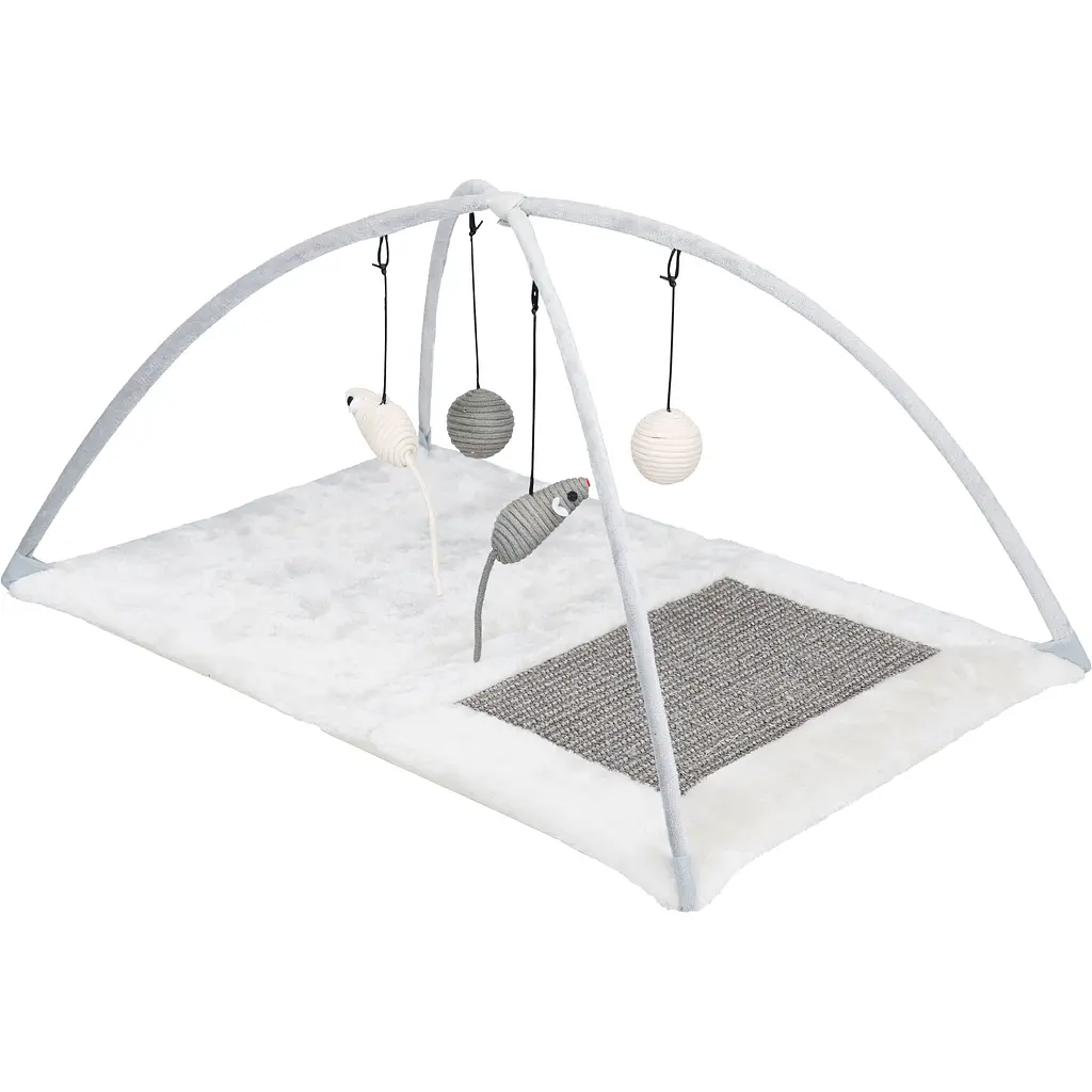 Іграшка для котів Trixie Килимок драпак ігровий з іграшками Junior 60x33x42 см (43114) - фото 2