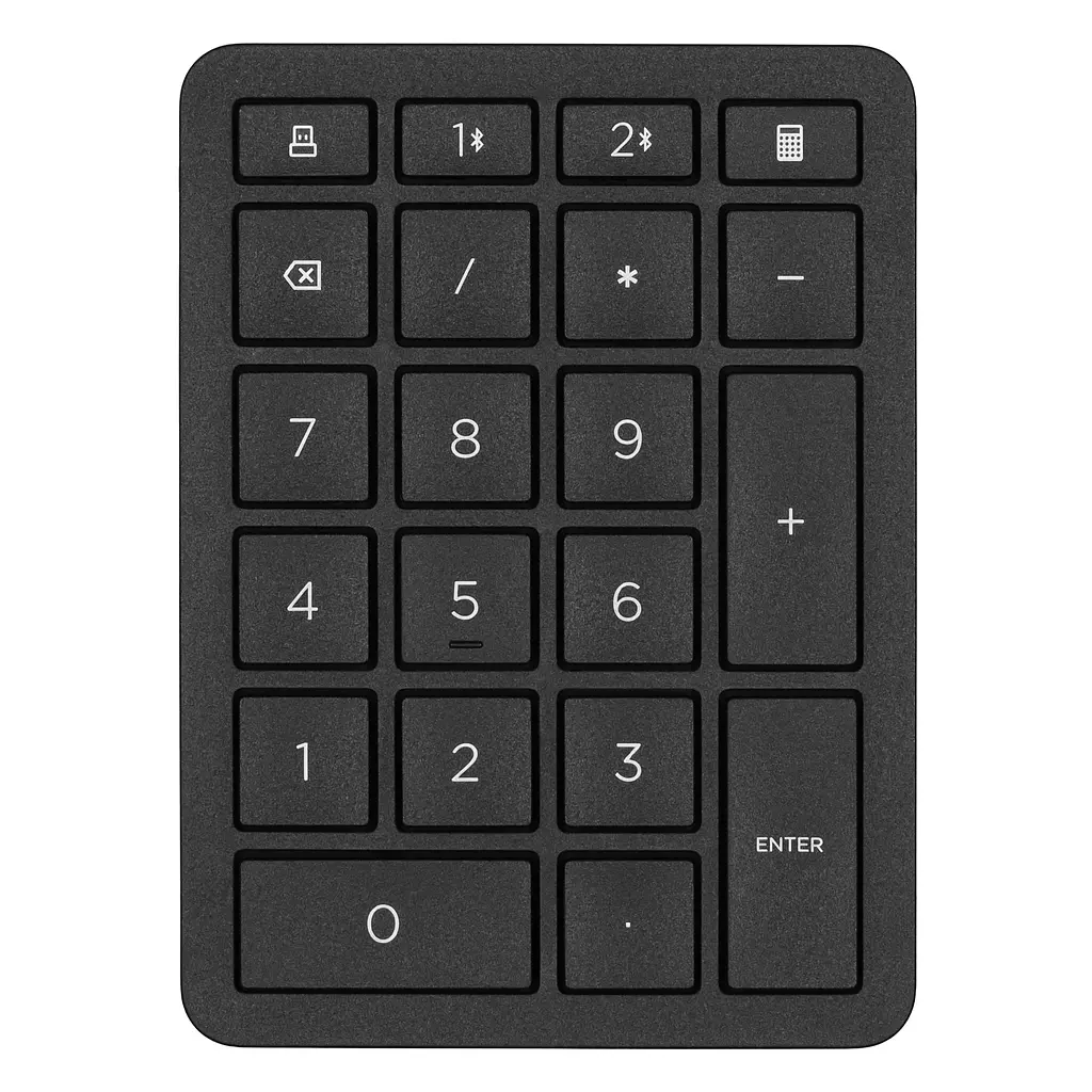 Клавиатура мембранная 960 BLK Ergonomic split-zone, 112key, BT, EN/UK, черный HP teh0013914 - фото 5