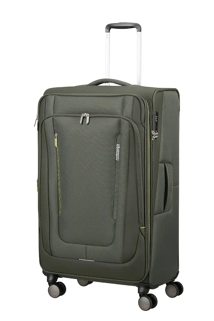 Валіза 79 См American Tourister WANDERLITE DARK KHAKI 79x48x31(34) MJ6*04006 - фото 9