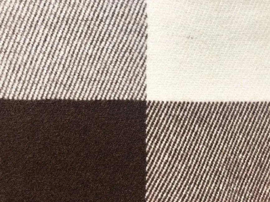 Плед Love You Ельф вовна 220х200 см бежевий із коричневим (4022) - фото 2