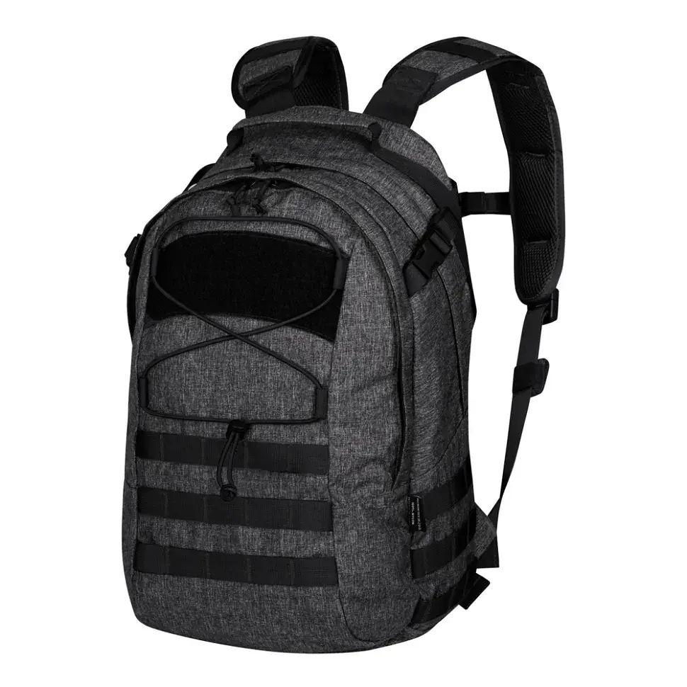 Рюкзак туристичний Helikon-Tex 21л Backpack - Nylon Polyester Blend - Melange Black-Grey (PL-EDC-NP-M1)