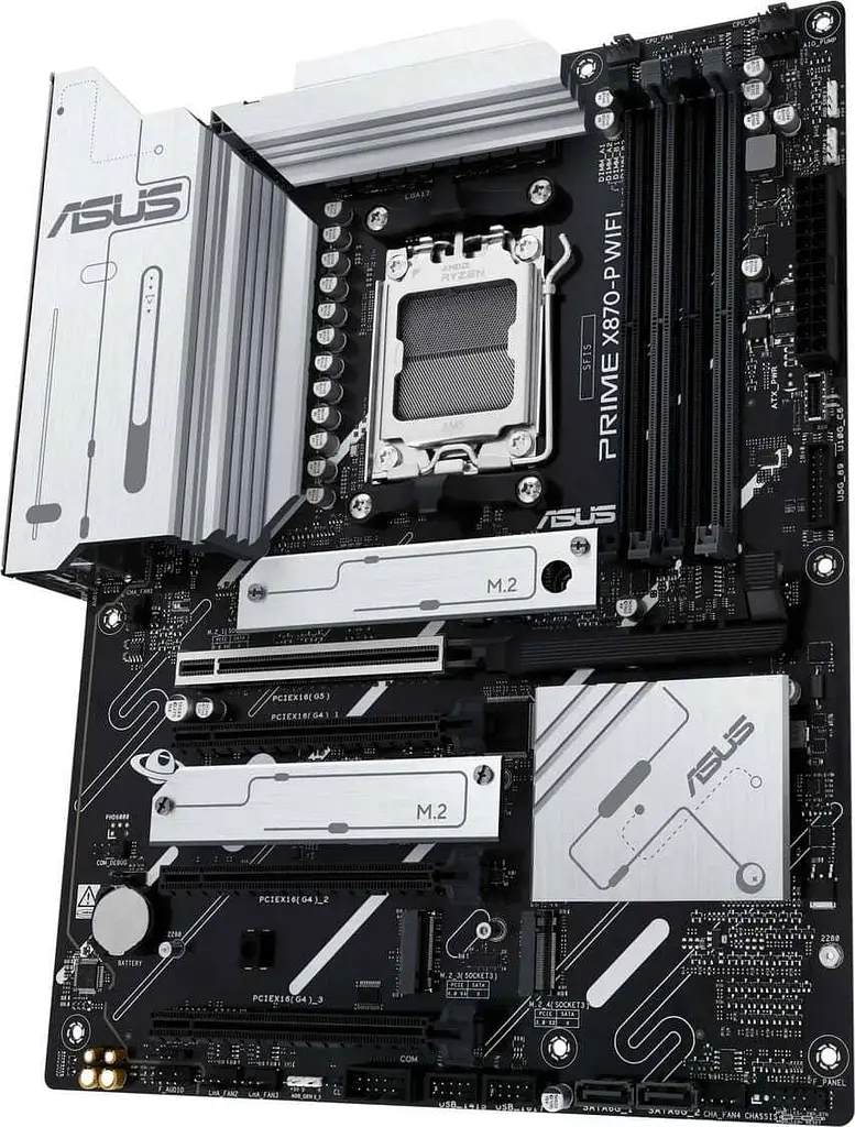 Материнська плата ASUS PRIME X870-P WIFI (PRIME X870-P WIFI) (Socket AM5, AMD X870, ATX) - фото 2
