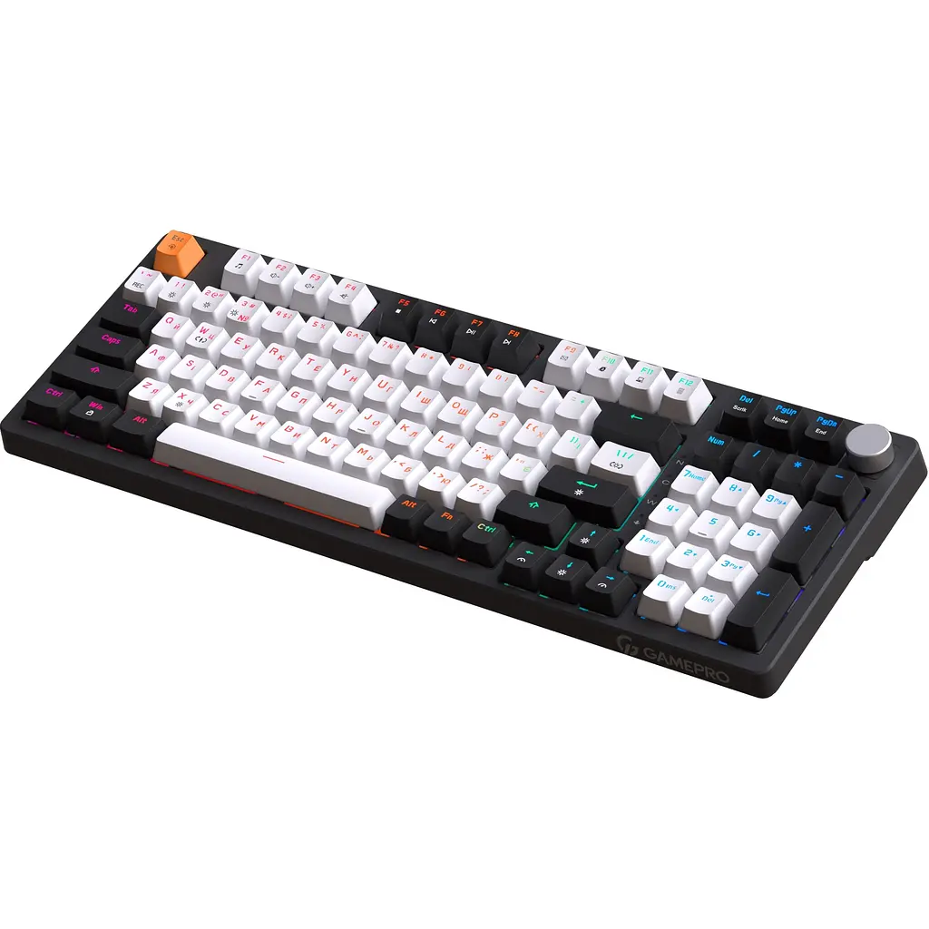 Клавиатура GamePro Red с Hot-Swap RGB Black проводная механическая (MK170B) - фото 3